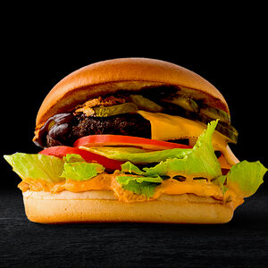 Бургер с котлетой из говядины