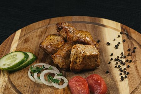 Вырезка свиная на углях