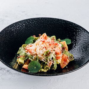 Салат с камчатским крабом