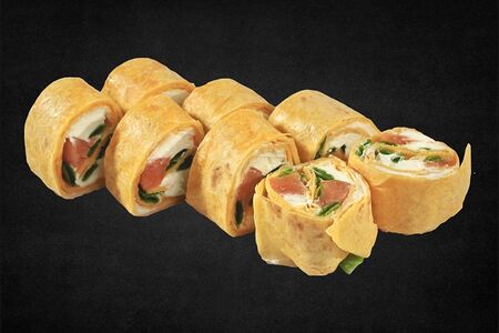 Тортилья с копченым лососем