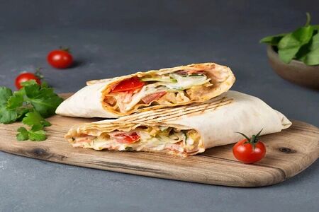 Шаурма вегетарианская в лаваше