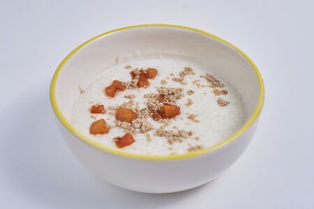 Рисовая каша с яблоком или грушей