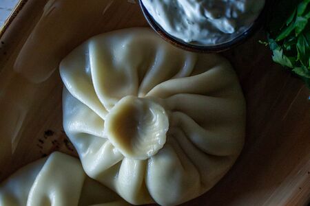 Хинкали с курицей