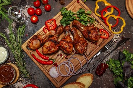 Шашлык из куриной голени