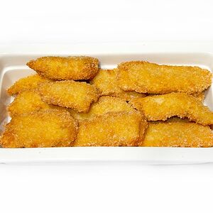 Рыбные ломтики из трески в панировке