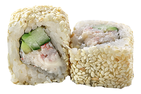 Ролл Калифорния в кунжуте