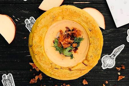 Крем-суп Капучино из белых грибов