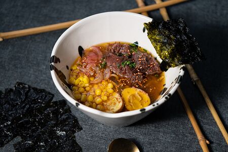 Трюфельный рамен с говядиной