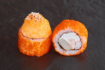 Запеченный с креветкой