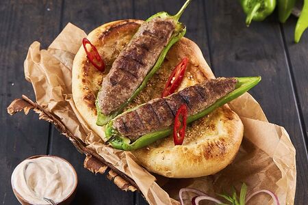 Рубленый ягненок на дунганском перце