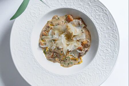 Равиоли с картофелем и лисичками