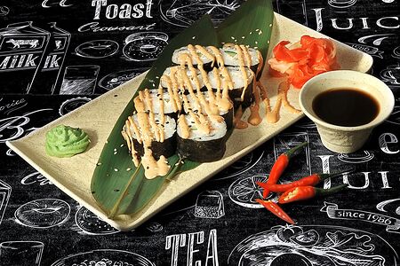 Ролл спайси с креветкой