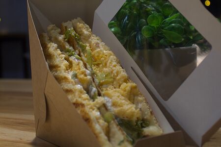 Сендвич с Ветчиной и Омлетом