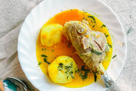 Хашлама с бараниной