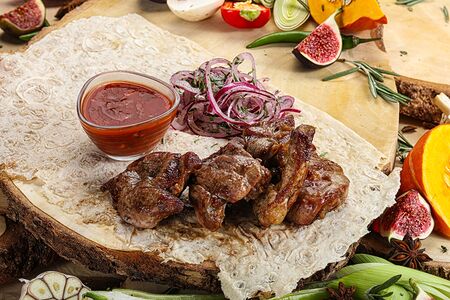 Шашлык из бараньей мякоти