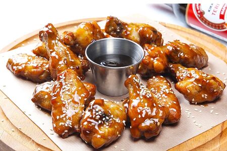 Куриные крылья под соусом Терияки