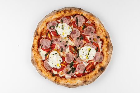 С ветчиной и страчателлой