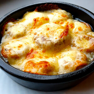 Грибы, запеченные на кеци