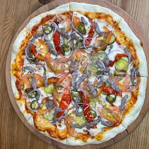 С телятиной на тонком тесте