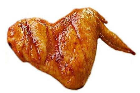 Крыло запечённое