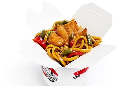 Удон с цыпленком