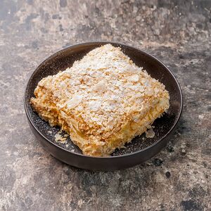 Домашний наполеон с заварным кремом