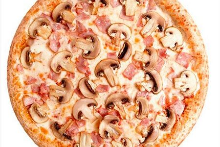 Ветчина и грибы 25 см