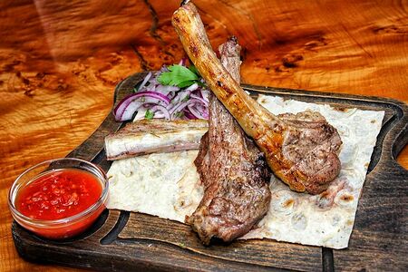 Свиная корейка на гриле