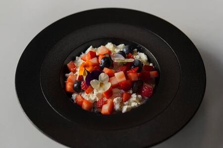 Творог с заварным кремом