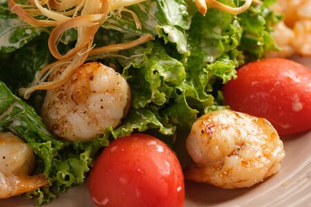 Салат Тавадури с креветкой