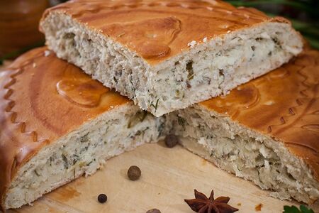 Пирог с треской