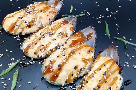 Мидии запеченные