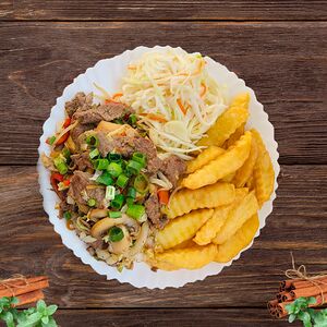 Босао с гарниром