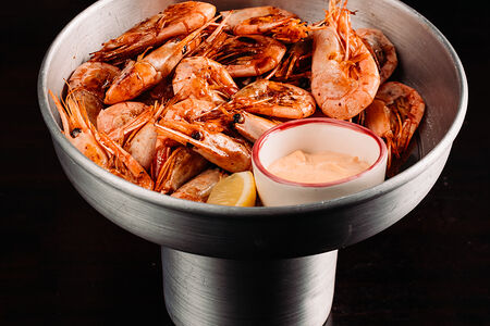 Магаданские креветки на льду