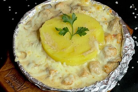 Картошка с жюльеном