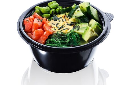 Поке с лососем