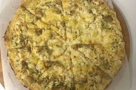 Пицца на тонком тесте Гавайская