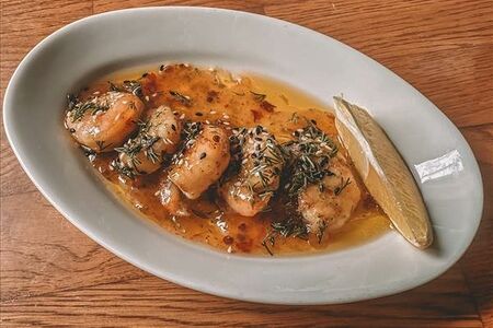 Королевские креветки в сладком чили