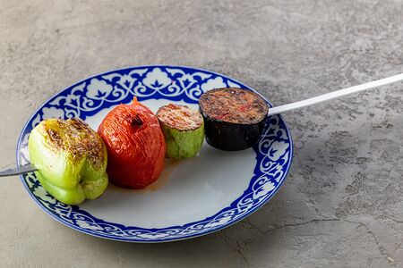 Овощи на мангале