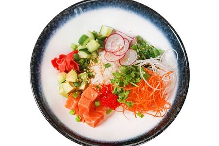 Поке с лососем