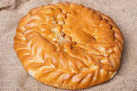 Пирог с курицей и картофелем