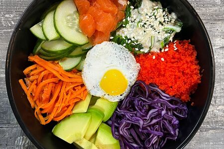 Поке с лососем