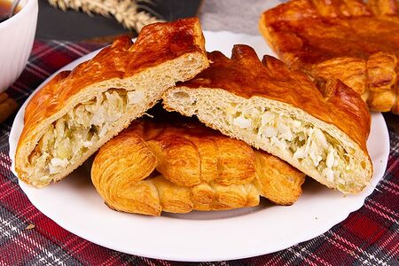 Слойка Капуста-яйцо