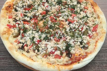 Пицца Мексиканская с халапеньо