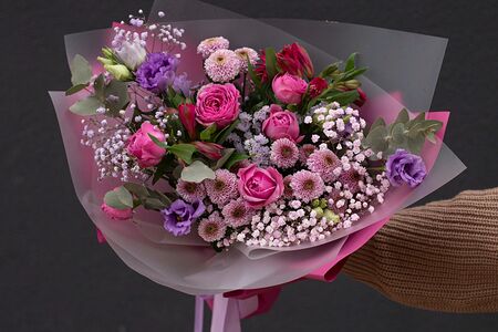 Яркий букет цветов Мистибаблс