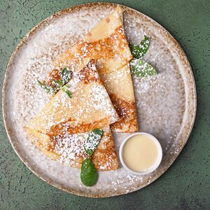 Блины со сгущенкой