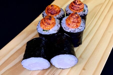 Гриль ролл с морским гребешком