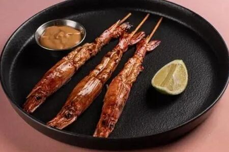 Лангустины-унаги на шпажках