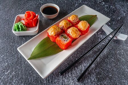 Запеченная калифорния 6 шт