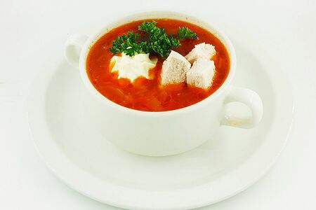 Щи из курицы